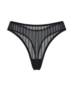 High thong Passion Black