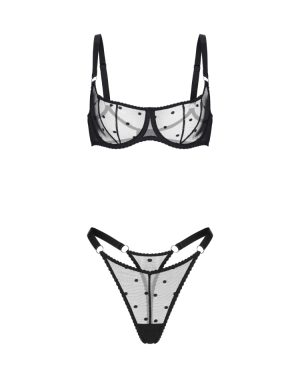 Cameo black dots set