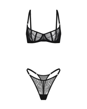 Black Peony Petal set