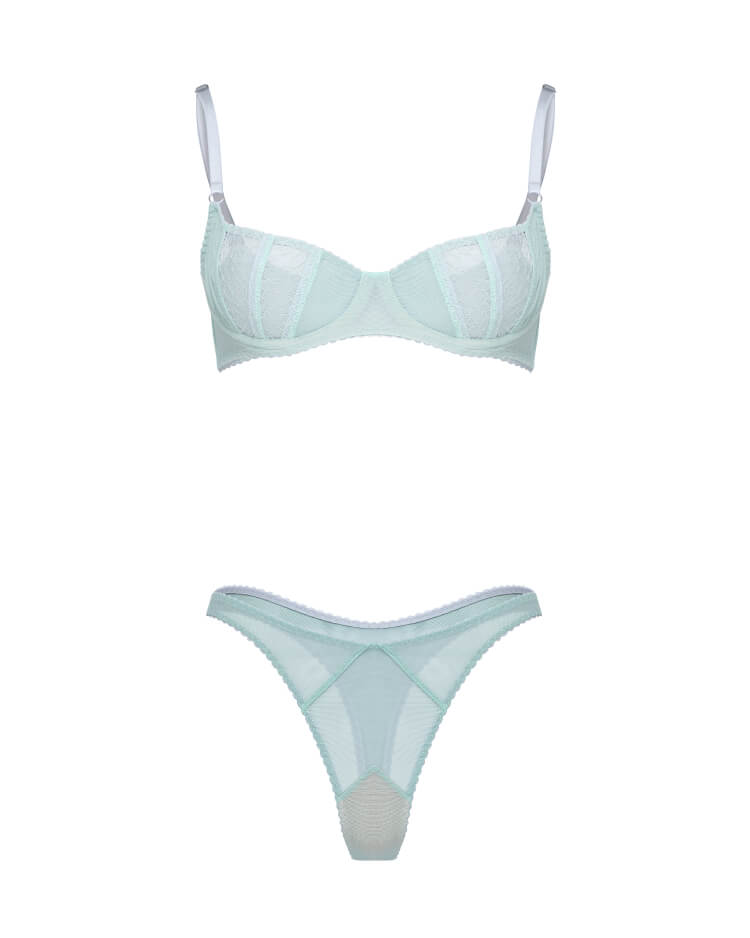 Mint Peony Petal set