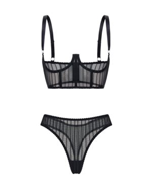 Corset Passion Black set