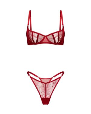 Red Peony Petal set