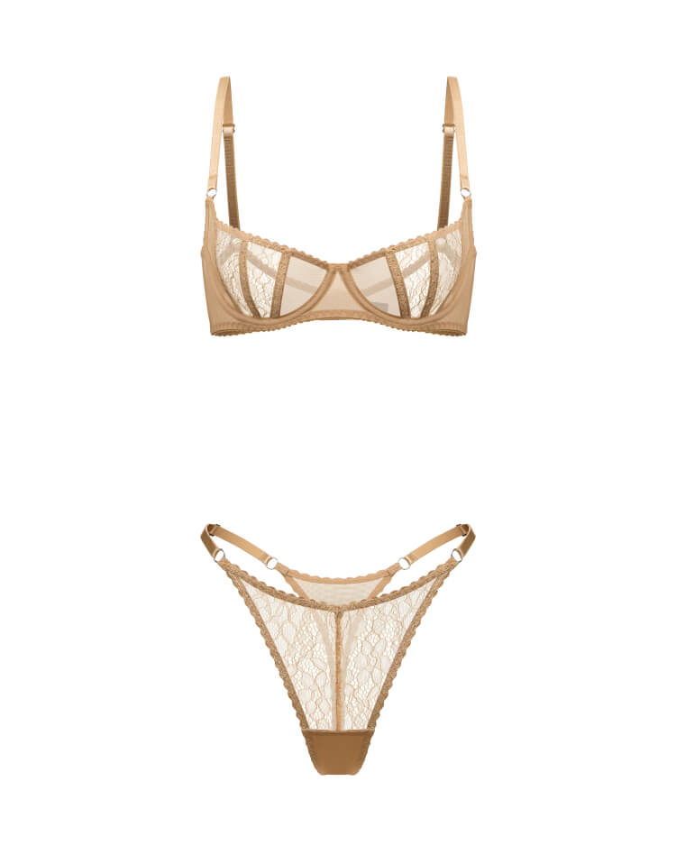 Nude Peony Petal set