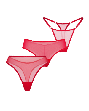 3-pack: Red
