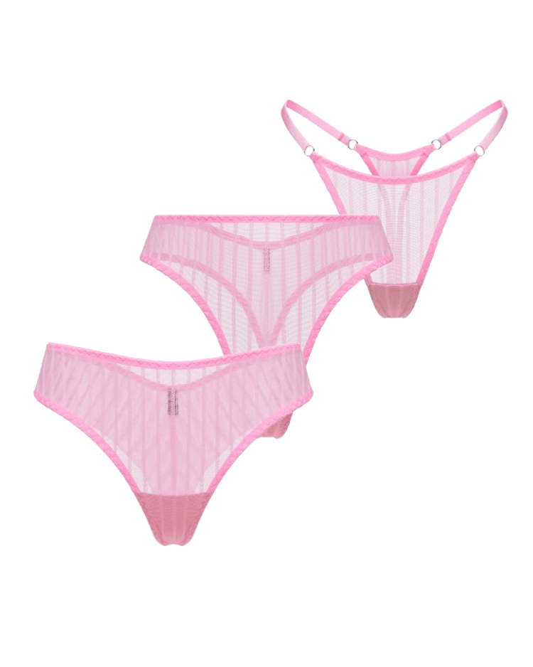 3-pack: Passion Pink